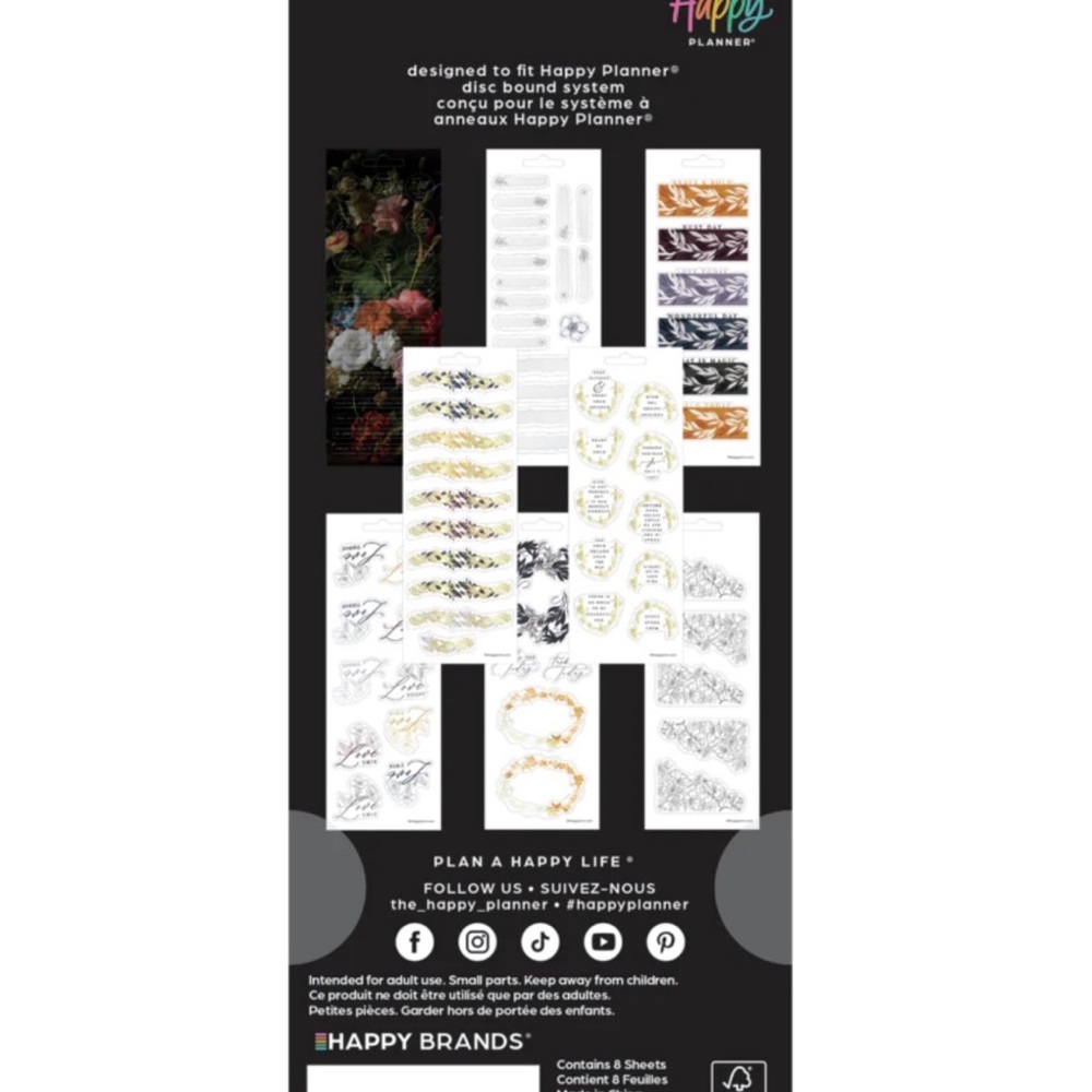 NWT-The Happy Planner-Bold Baroque
8 STICKER SHEETS - Picture 4 of 4